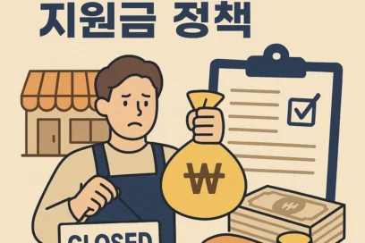 2025년 폐업 소상공인 지원금 신청방법, 대상, 조건, 구비서류 총정리